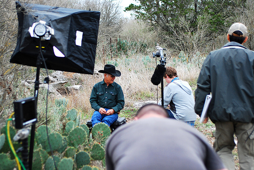 Jimmy Brooks filming Life After People